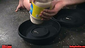 Punished Submissive Bound and Dominated Hard in Rough Garage Scene