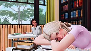 futanari student seduced classmate hard fuck classroom sims 4 anime hentai mature cock blowjob outfit boobs cute tits