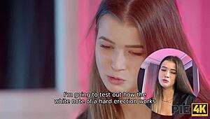 Pie4k does not feel real with shaved pussy european teen 18+ czech creampie sex hairless tattoo