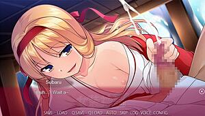 trap legend subaru gets handjob and cumshot in sex scene