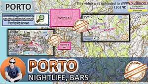 Porto Portugal street map guides to raw brothel sex