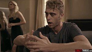 Cheating wife India Summer exploited by stepson