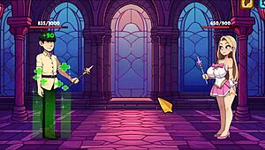 princess sophia in hentai game strips naked