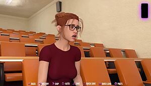 Inexperienced College Girlfriend Masturbates While Watching Porn In College Kings 02