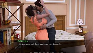 Anime character nurses back to pleasure in game 199