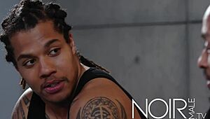 stepsister's boyfriend turns gay and fucks me with his big black cock