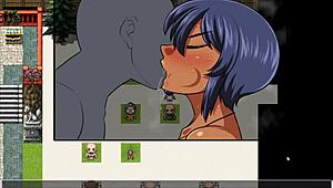 Tanned Natsuki in Hentai Game Ep 41 Breeds with All Men