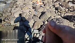 Man, I got filmed jerkin’ by the river and had to bang this dude for my video back!