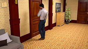 Anime character nurses back to pleasure in game 199