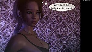 Teen Mia Explores Adult 3D Porn Comics Part 3