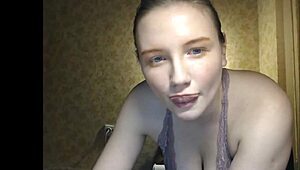 Shy Girl Reveals Huge Natural Tits