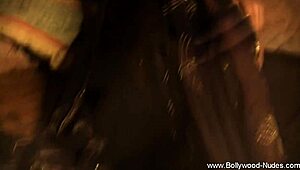 Watch this erotic brunette milf rip her clothes and dance nude!