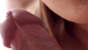 Suggestively Sucking A Hard Cock In Amateur Reality Blowjob