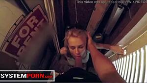 fucking girlfriend in public places part 1 😈