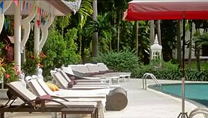 Poolside Massage Turns Wild with Sexy Step Aunt Clover Baltimore. What’s Next in Part 1 by WCA Productions?