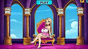 princess sophia in hentai game strips naked