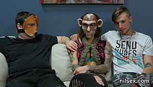 Kinky Teen 18+ Taken In Anal Loony Bin For Brutal BDSM Assfucking, Ass To Mouth, And Ass Licking Therapy