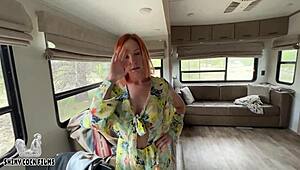 Sneaking Around With My Step Mother-In-Law Jane Cane For Hot Creampie