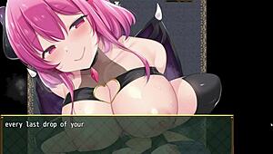 What lewd hentai femdom quest awaits in this anime game?