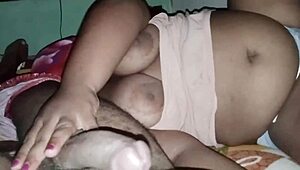 Wow, busty ebony stepmom seduces virgin stepson!