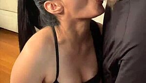 Omg She Swallowed Every Single Drop in Homemade Action