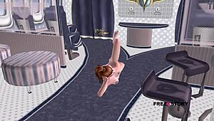 Look at this teen girl posing and fingering in the airplane.