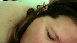 Slutslave1975 relishes sucking hard cock in gritty retro blue film.