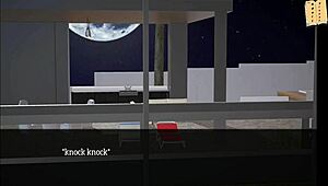 Amateur Milf with Big Tits in Homemade Cartoon Family Scene