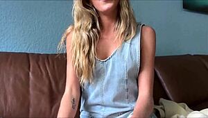 tomboy friend addison vodka shows she's no lesbian with alex adams