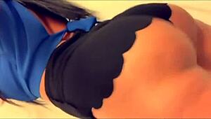 ebony teen twerks intensely while group fucks her hard