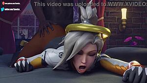 Saveass Rule34 Compilation Overwatch - Brigitte Widowmaker Mercy Pharah Kiriko Atomic Heart