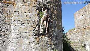 What secrets hide in nude shooting at abandoned Totleben Island base?