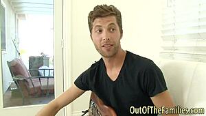 Squirting milf stepmom caught in wild action today