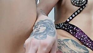 hey, watch Nastya Fox test this wild dildo!