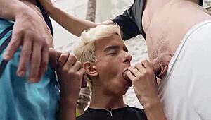 Suruba Depois do Jogo - Parte I with Amateur First-Timers