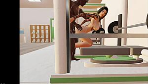 comendo a novinha na academia 3dxchat