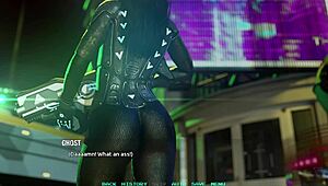 hot babe dances before i fuck her in game