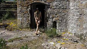 What secrets hide in nude shooting at abandoned Totleben Island base?