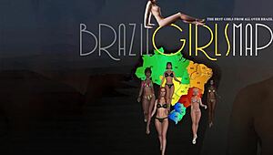 Tourist Hooks Up with Petite Brazilian Clara Lady Snow