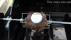 kiwi milf slut takes temperature probe in ass