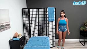 Kiki Klout enjoys oiled sensual massage