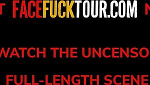 hot blonde sofie otis takes a deep face fuck