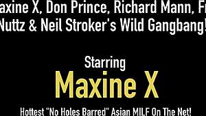 Maxine X Screams with Don Prince and Richard Mann in Double Action!