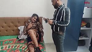 Watch the horny Indian fuck his sexy girlfriend hard with vibrator