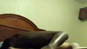 Black Shemale Pounds Latina Ass!