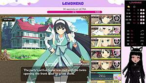 Vtuber LewdNeko Plays Evenicle Part 24 with Cute Anime Twins