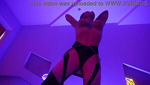 first double vaginal and double penetration with a filthy big-titted babe