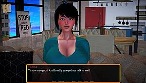 I explore my new stepfamily in this game