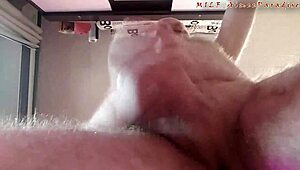While My Wife Works Webcam, I Masturbate for a Young Beauty's Request