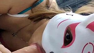 pov asmr blowjob from busty asian girlfriend feels so real